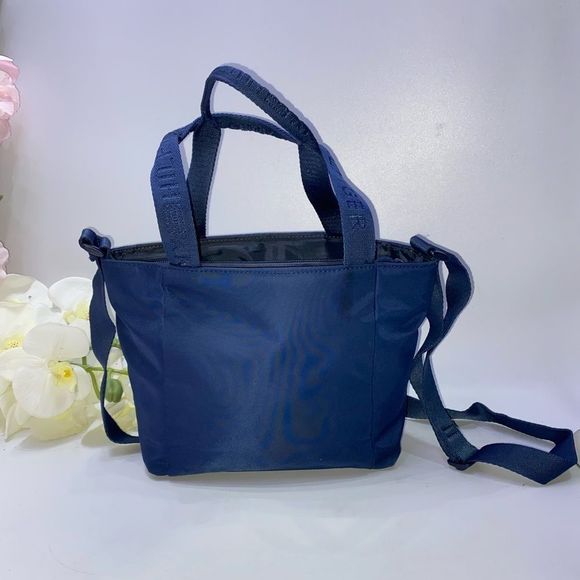Tommy Hilfiger Canvas Tote Blue Small - Picture 2 of 11